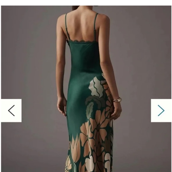 Bl-nk Eustella Bare V-neck Maxi dress, Anthropologie Medium NWT - Picture 2 of 6